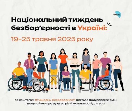 Інформаційна рамка Національного тижня безбар’єрності в Україні