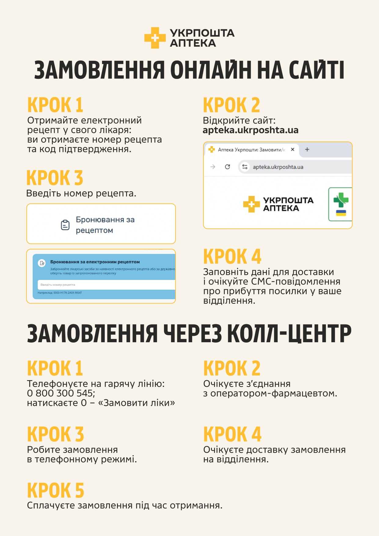 Замовлення онлайн на сайті